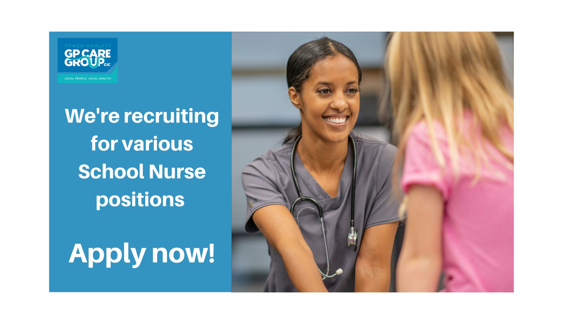 School Nurse Vacancies Come and work with the GP Care Group GP Care